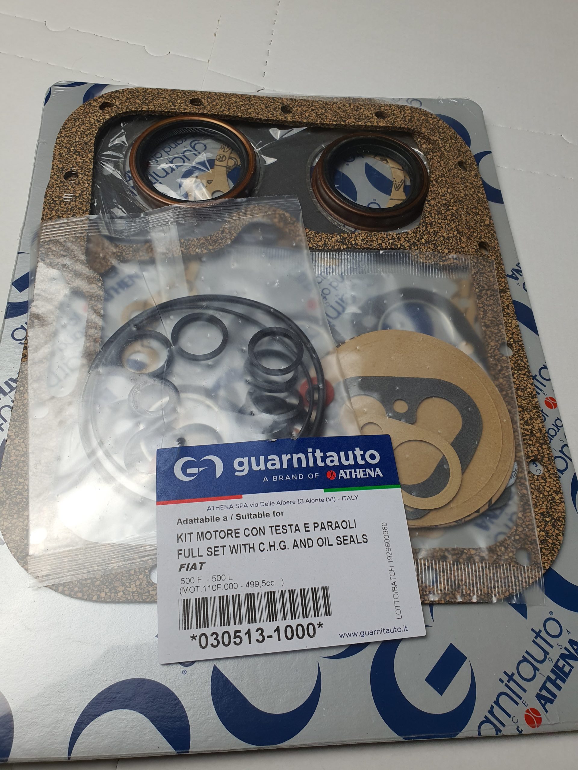 Pochette complète joints moteur 500 F et L