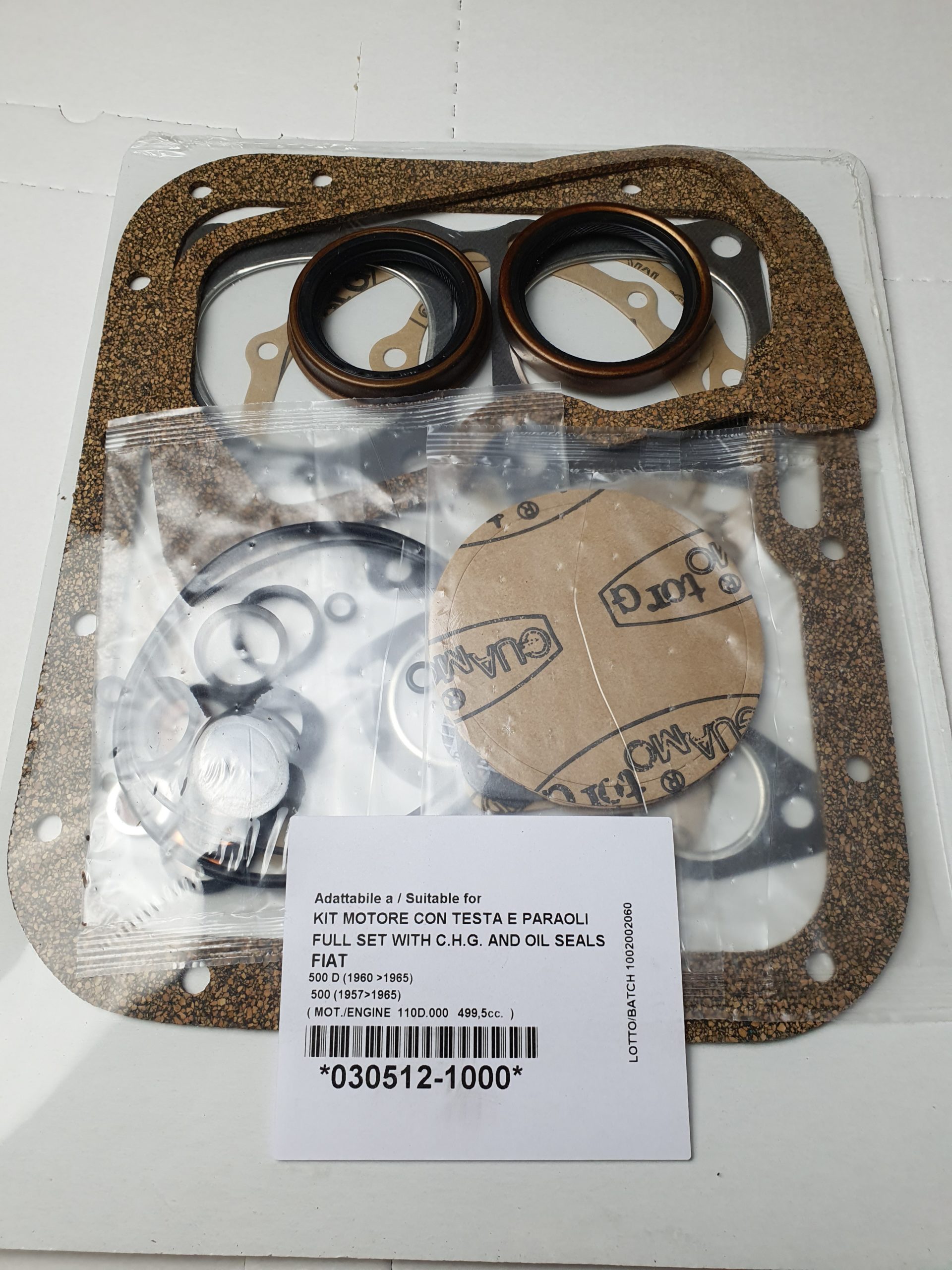 Pochette de joints moteur pour 500 D