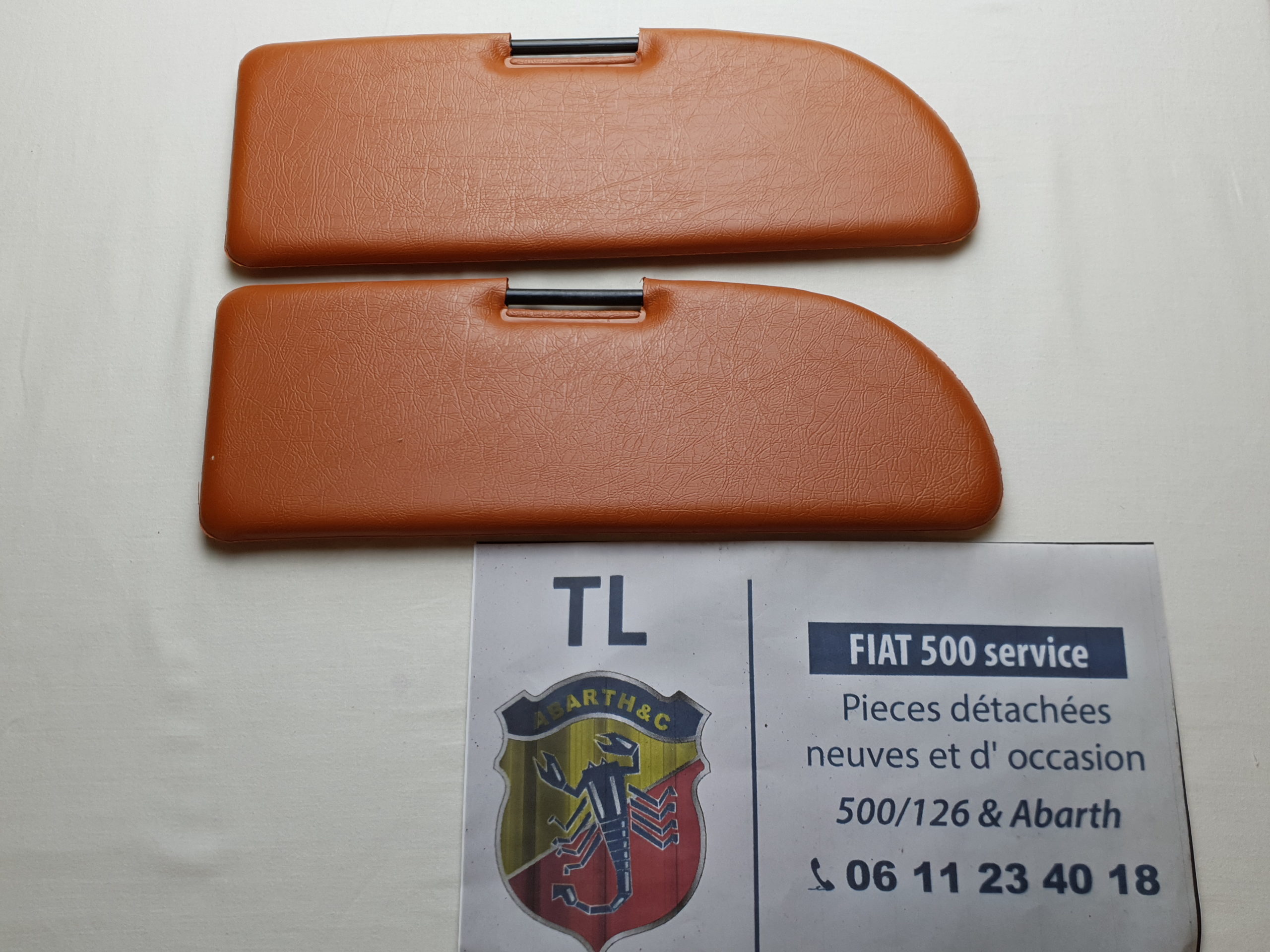 Pare soleil teinte ocre (la paire)