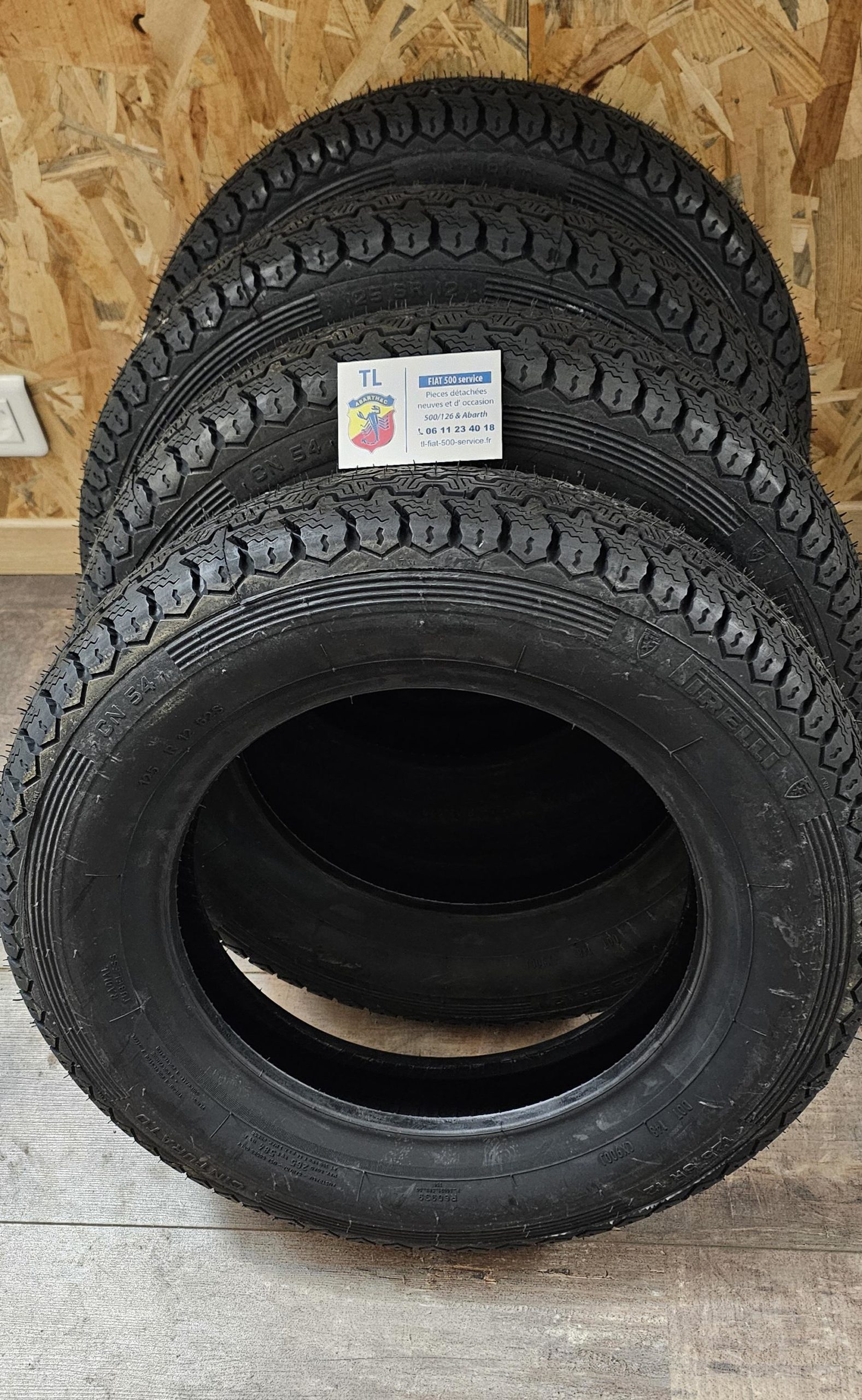 4 PNEUS PIRELLI 125 SR 12 – Image 2