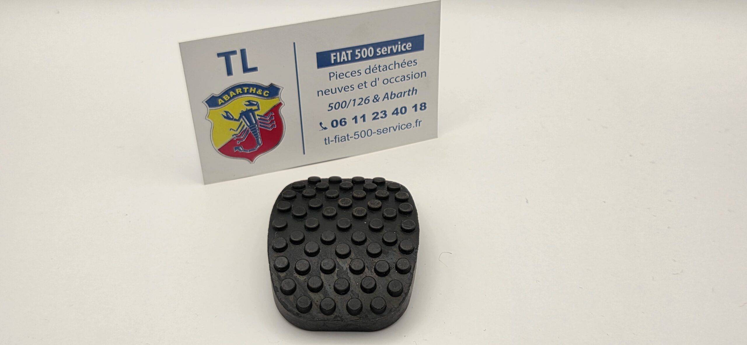 Coussinets De Pédale En Caoutchouc Pour Fiat 500, Punto, Doblo, Etc. - Lot De 2, Antidérapants, Installation Facile